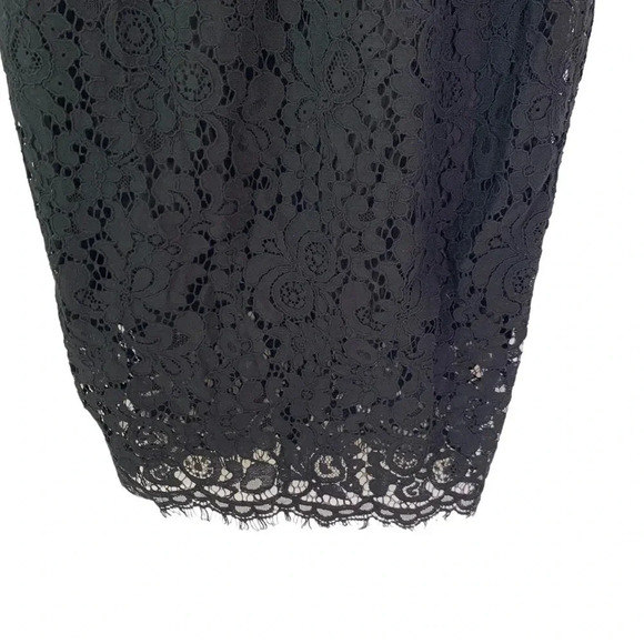 Bardot Lace Panel Midi Dress In Black Size XS NWT - Picture 8 of 15